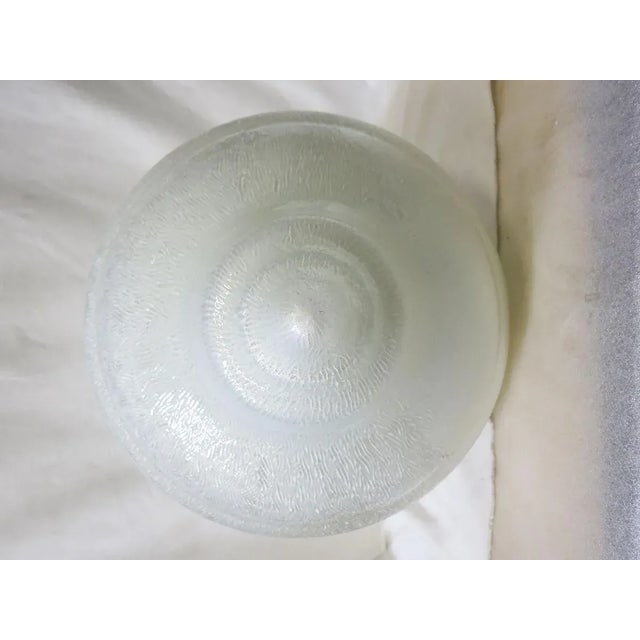Tall Art Deco Acorn Ceiling Glass Globe Pendant - 5