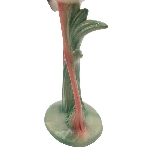 1950s Mid-Century Matching Pink Flamingo Ceramic Tabletop Vase Set by Brad Keeler, A Pair - 11