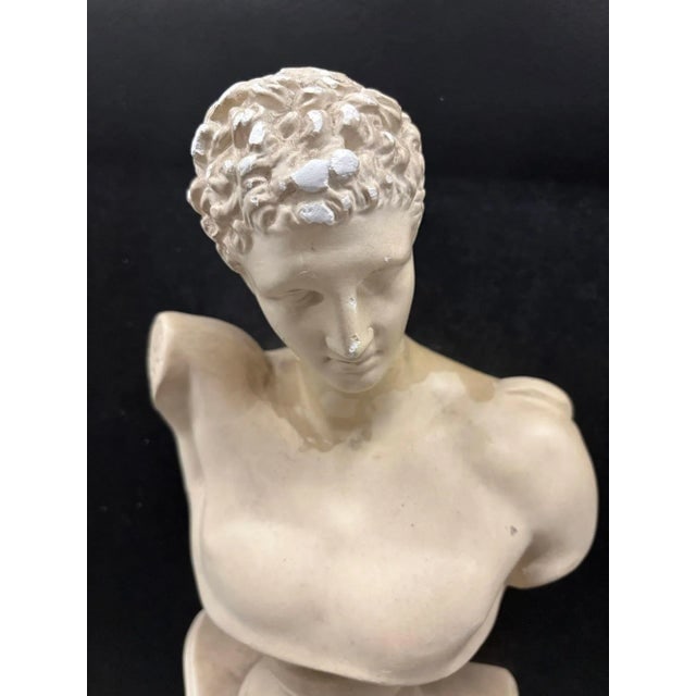1990s Framed Bust Sculpture 3D Framed Classical Style Art Male and Female Figure- Pair - 3