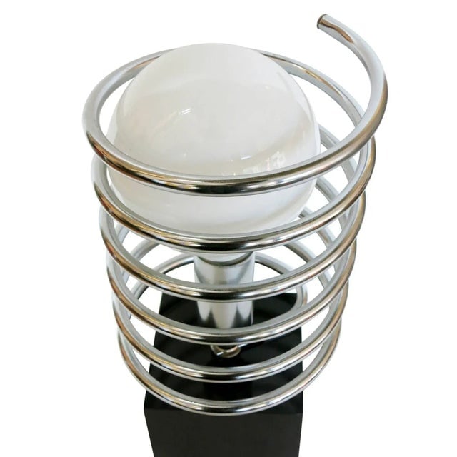 1960s Modernist Spring Table Lamp by Sonneman Lighting Company, Unsigned - 3