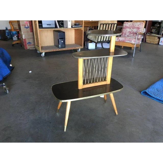1950s Three-Tier Midcentury String Art Center Side Tables - Set of 3 - 6