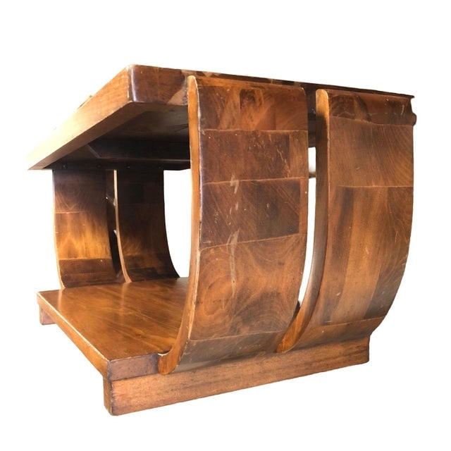 1930s Art Deco 2-Tier Mahogany Coffee Table by Brown Saltman Attributed to Gilbert Rohde - 7