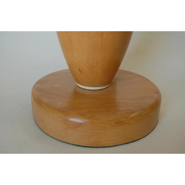 Wood DIX Tournament Select Real Bowling Pin Table Lamp - 5