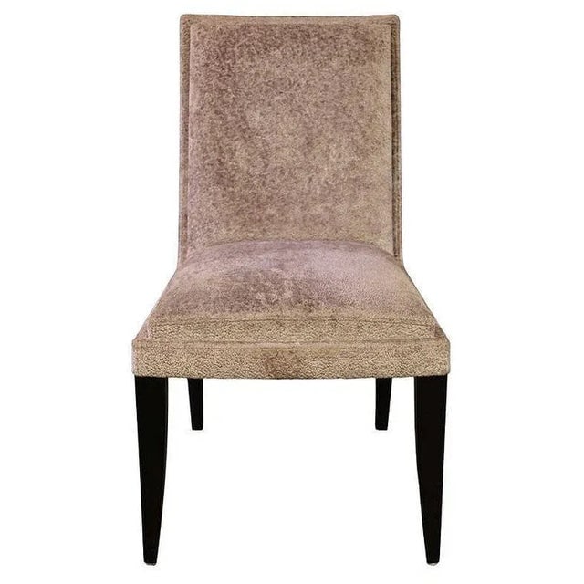 1990s Dakota Jackson Transitional Velvet "Jio" Side Chair - 2