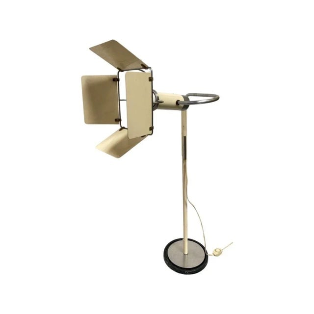 1970s Post Modern Italian Floor Lamp With Hollywood Style Barn Doors - 2