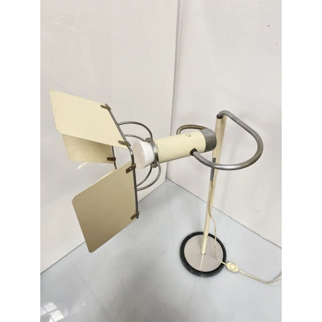 1970s Post Modern Italian Floor Lamp With Hollywood Style Barn Doors - 3