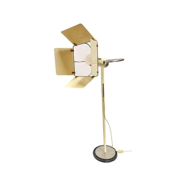 1970s Post Modern Italian Floor Lamp With Hollywood Style Barn Doors - 8