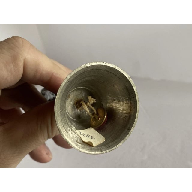 Circa 1900 Sterling Silver Figural Female Desktop Bell - 5