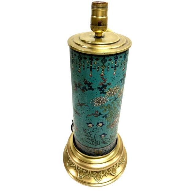 Vintage 1920s Brass Table Lamp - 2