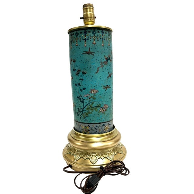 Vintage 1920s Brass Table Lamp - 3