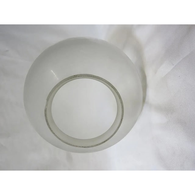 Small Vintage Gumdrop Ceiling Glass Globe Pendant - 4