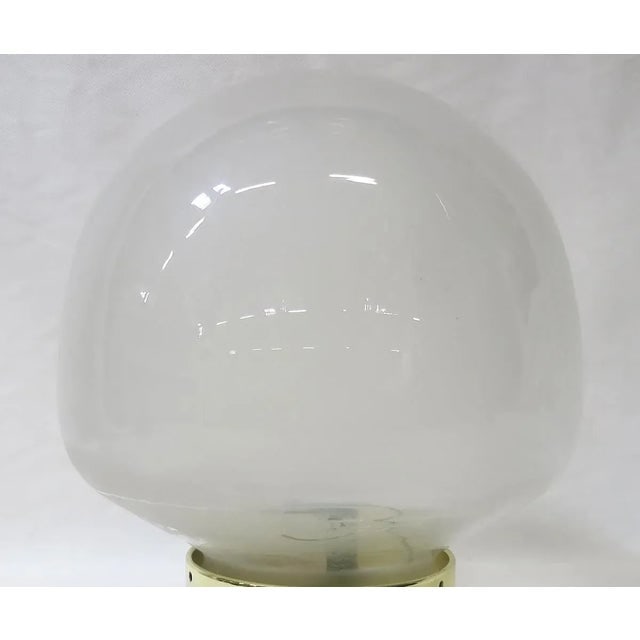 Small Vintage Gumdrop Ceiling Glass Globe Pendant - 5