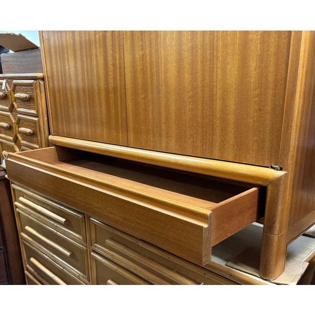 Mid-Century 6057 Server Mahogany Sideboard Cabinet, John Keal for Brown Saltman - 10