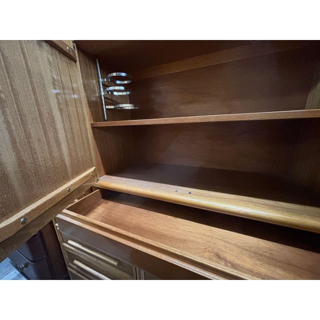 Mid-Century 6057 Server Mahogany Sideboard Cabinet, John Keal for Brown Saltman - 12
