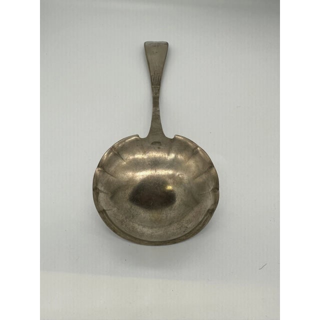 1889 Towle Mfg. Co Shell II Pattern Large Soup Ladle Mono Grammed "Fox" - 10