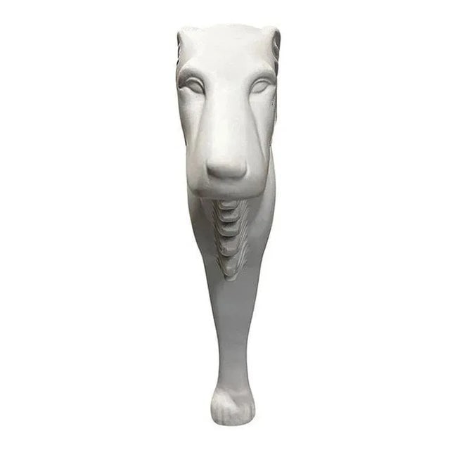 Life-Size Art Deco Styled Fiberglass Borzoi Russian Hunting Hound Dog Statue - 4