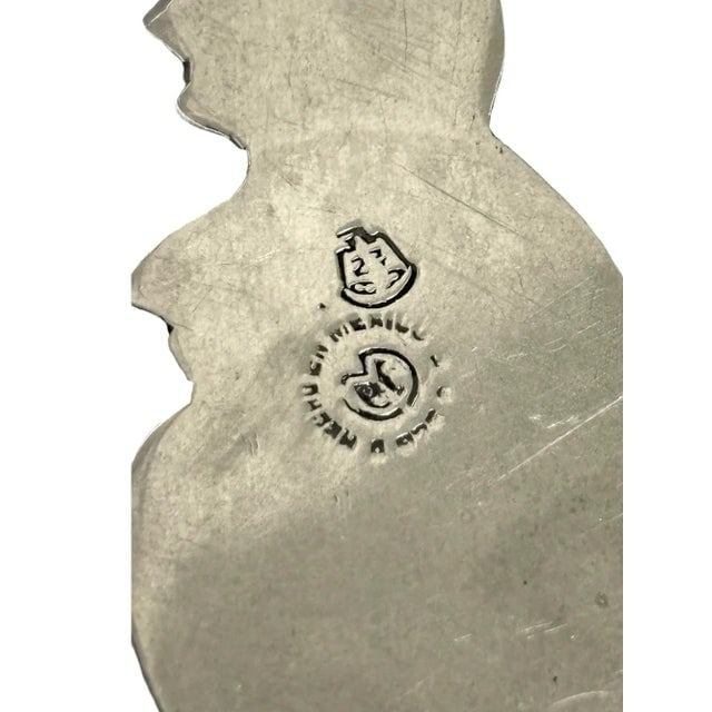 Vintage Hand Etched Taxco 925 Sterling Silver Bunny Rabbit Bookmark - 5