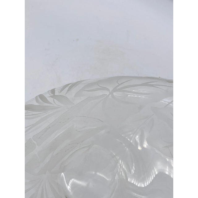 Art Glass Serving Plate by Dorothy C Thorpe - 4