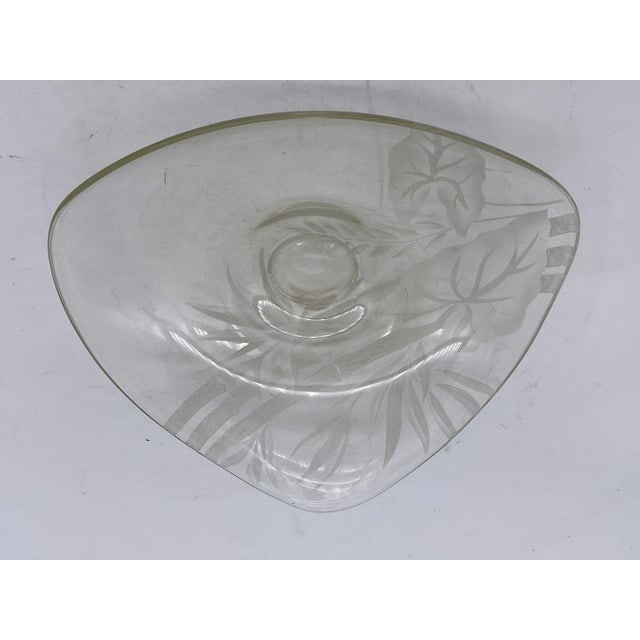 Art Glass Serving Plate by Dorothy C Thorpe - 6