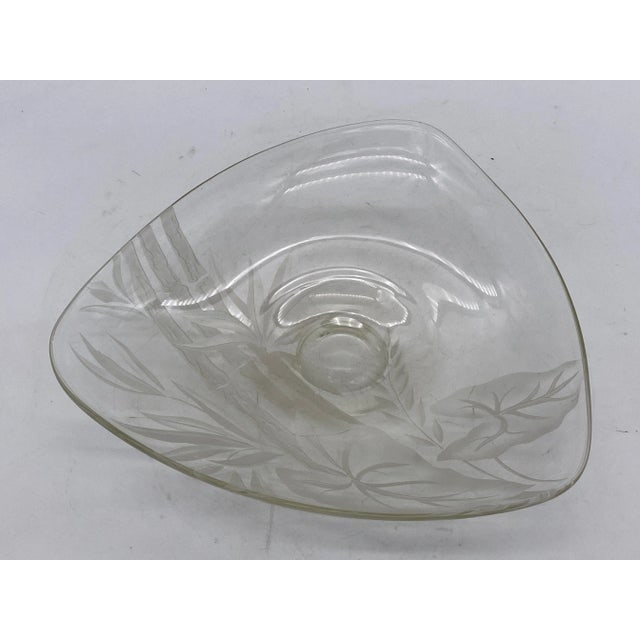 Art Glass Serving Plate by Dorothy C Thorpe - 8
