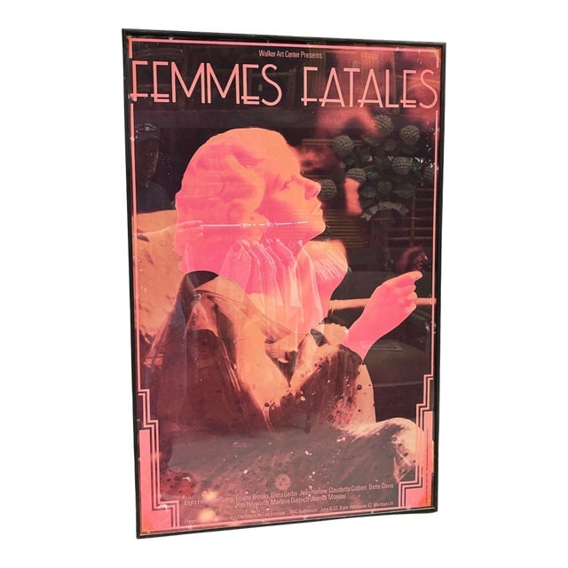 1974 Femmes Fatales Film Series Lithograph Poster, Framed (1 of 7)