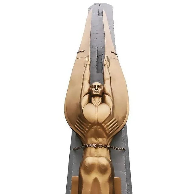17' Tall Art Deco Style "Wings of the Republic" Angel Sculpture , 3 Available - 3