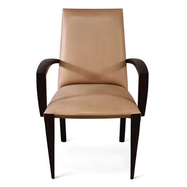 1980s Dakota Jackson "Ke-Zu" Leather Club Armchair - 2