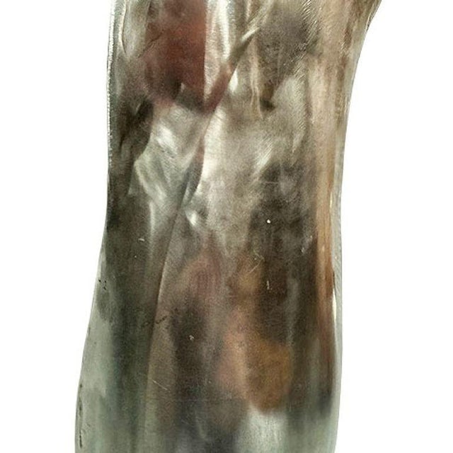 1990s Postmodern Brushed Steel Female Leg Marilyn Monroe Floor Lamp W/ Shade - 6