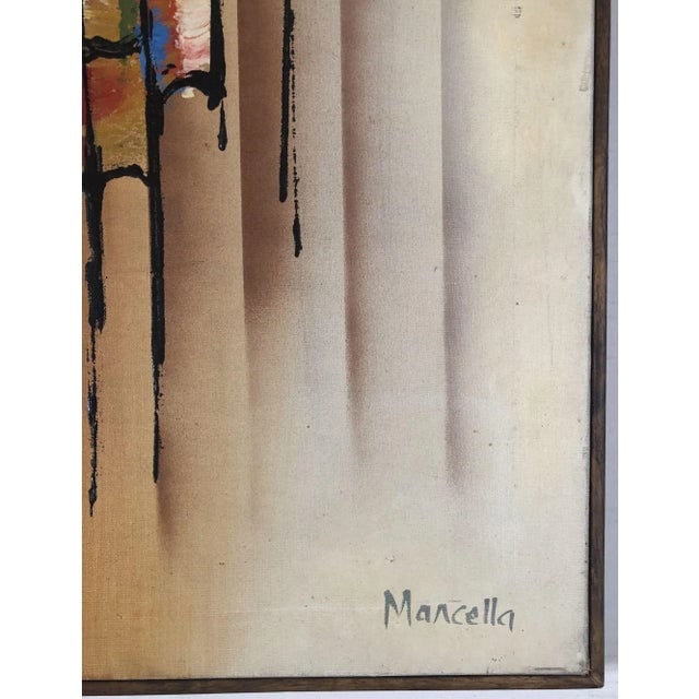 Large Abstract Oil Painting on Canvas by Marcella Doane - 4