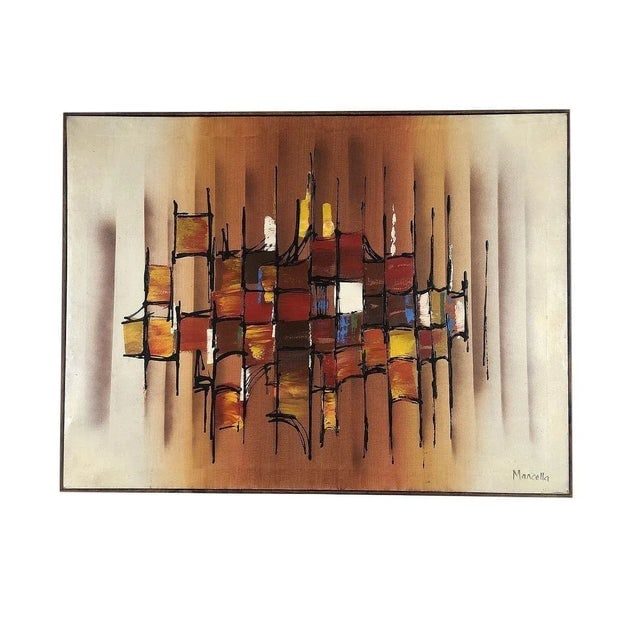 Large Abstract Oil Painting on Canvas by Marcella Doane - 6