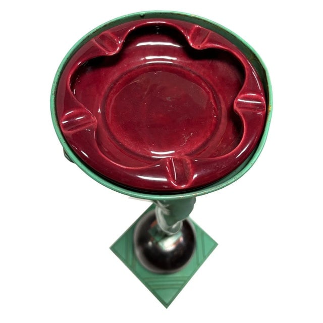 1920s Frankart Standing on Ball Art Deco Sculptural Smoke Stand Model T330 - 7