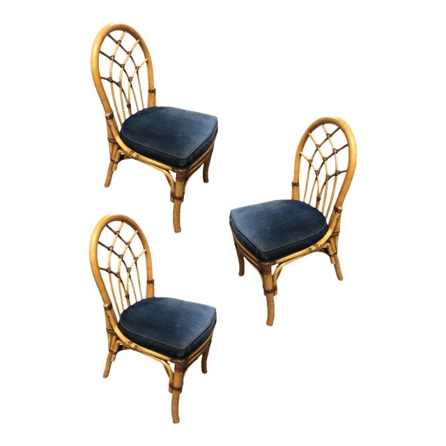 Restored Rattan Dining Chairs With Cathedral Back: Title: Restored Rattan Dining Chairs With Cathedral Back Description: Discover the allure of vintage charm with our Restored Rattan Dining Chairs with Cathedral patterened Back in woven reed rattan.