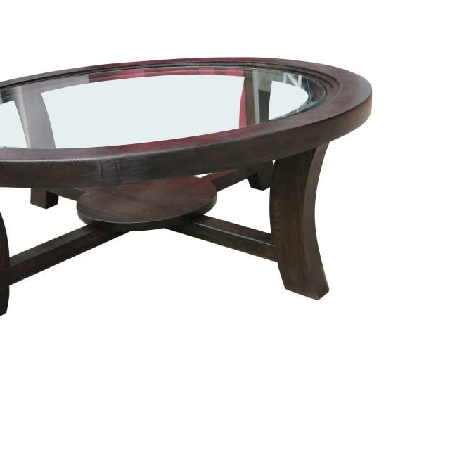 Paul Frankl Black Stepped Coffee Table for Brown Saltman - 2