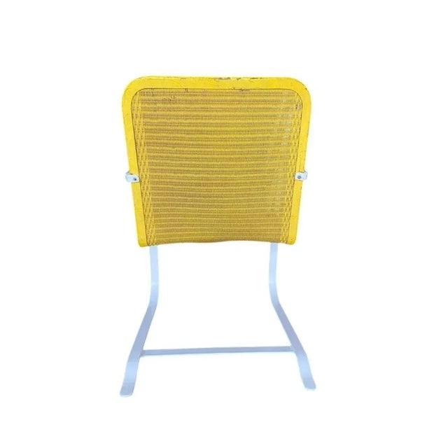 Mid-Cenrtury Lloyd Flanders "Loom" Wicker Springer Outdoor Patio Chair, Pair - 6