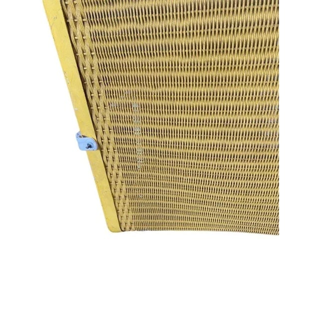 Mid-Cenrtury Lloyd Flanders "Loom" Wicker Springer Outdoor Patio Chair, Pair - 7