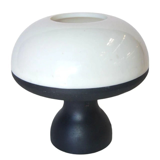 1970s Post Modern Futurist Doom Mushroom Plastic Accent Table Lamp - 5