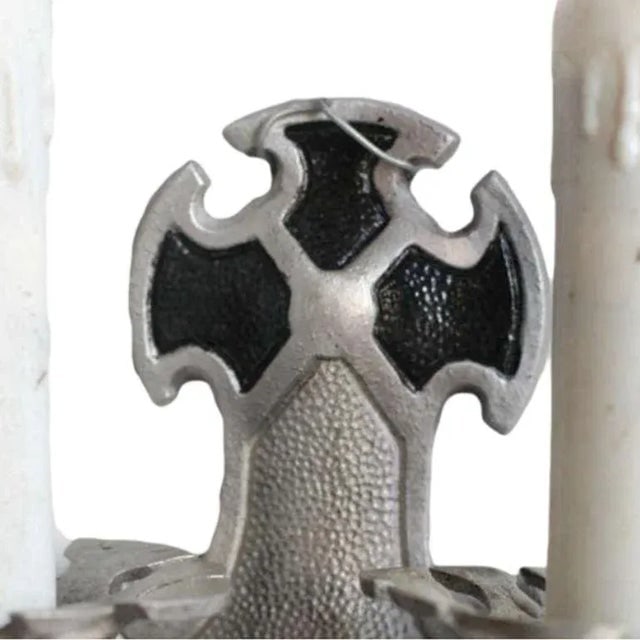 Geometric Art Deco Aluminum Wall Sconces - Set of 4 - 10