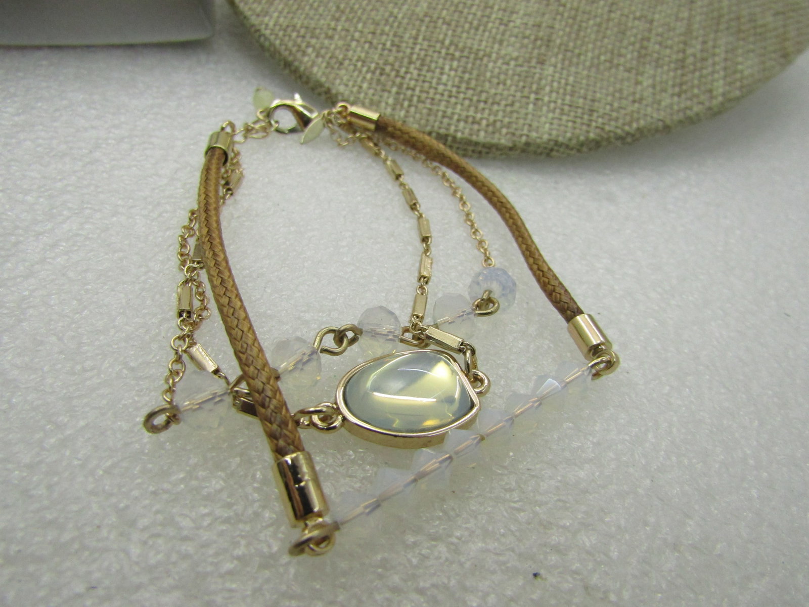 Avon Multi-Strand Opalesque Layered Bracelet. 7-8", In Original Box, Unworn - 4