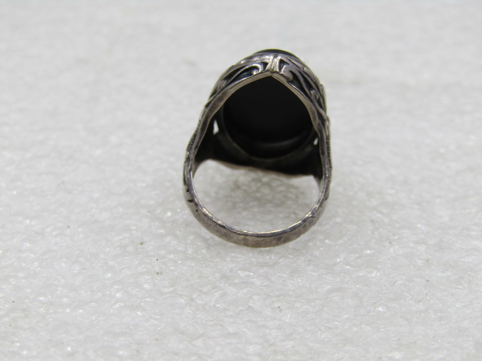 Vintage Sterling Cameo Ring, Sz. 3, Pre Mid Century - 4
