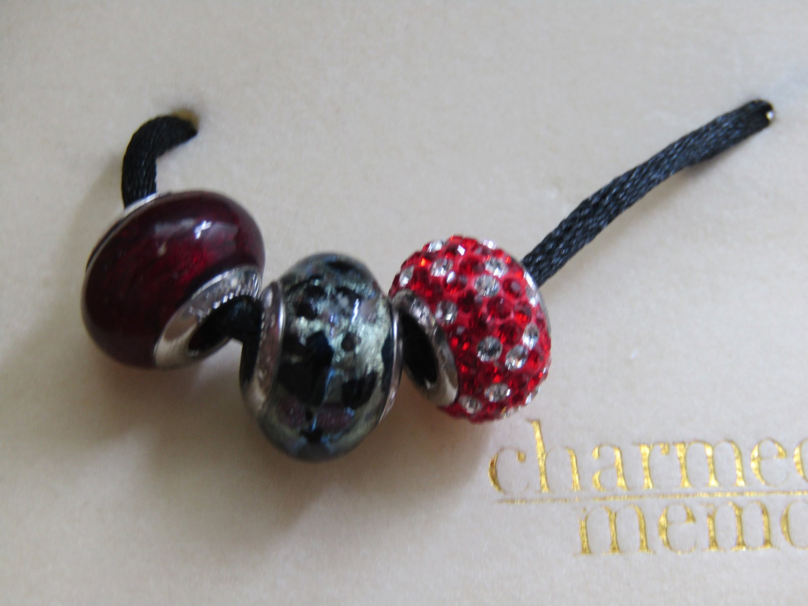 Sterling Charmed Memories Murano Glass Slide Charms in Box, Kay Jewelers - 4