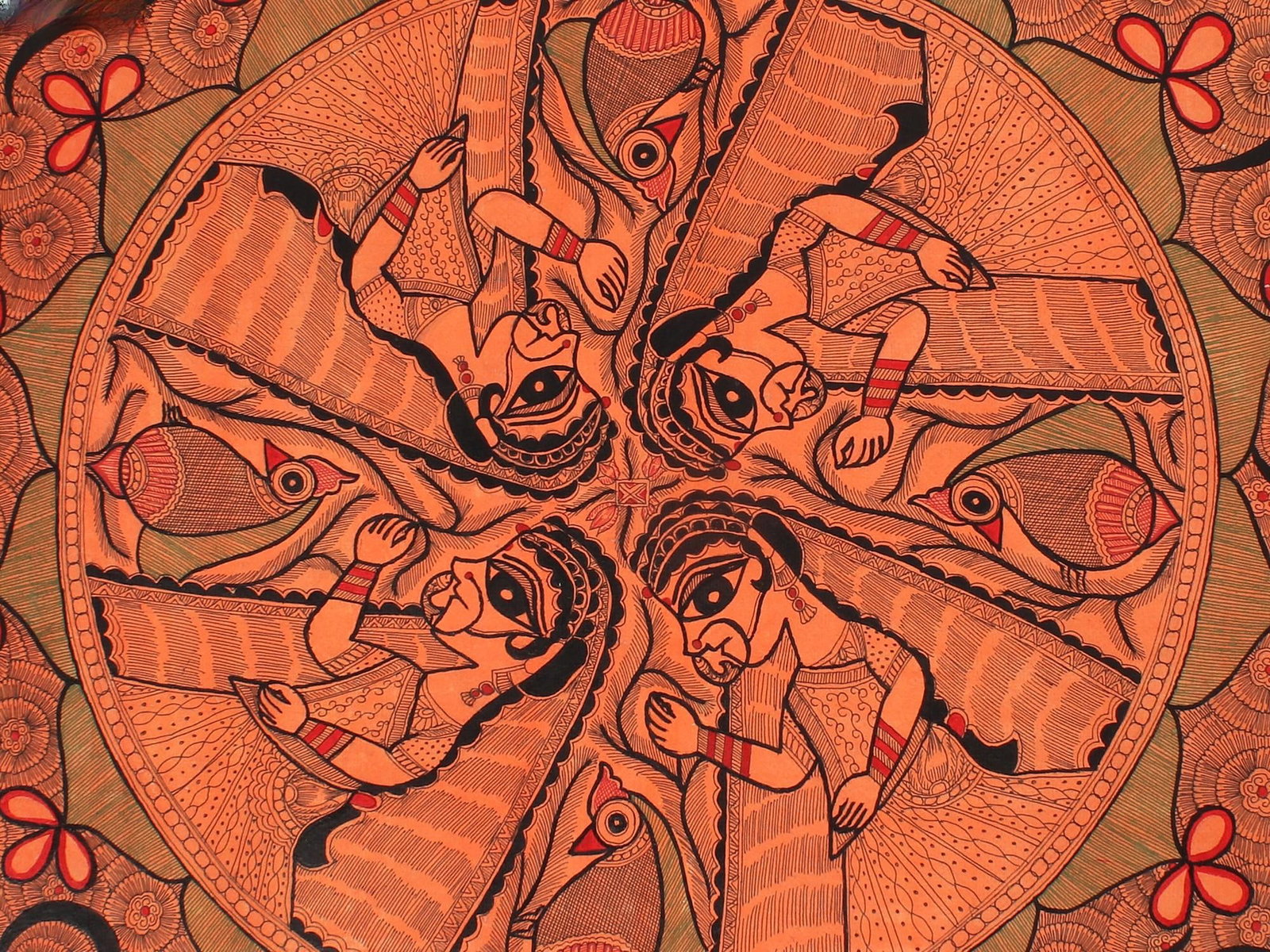 Radharani - Mandala Art | Madhubani Painting - 2