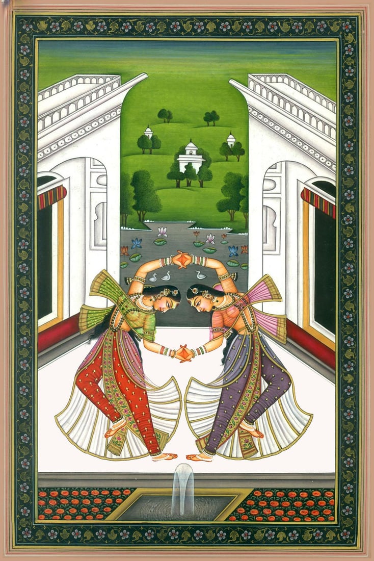 When All Elements are in Harmony: Title: When All Elements are in Harmony Description: Mughal Painting Reserve: $439.20 Shipping: Domestic: Shipping rates are determined by destination to anywhere within the contiguous U.S. Internatio