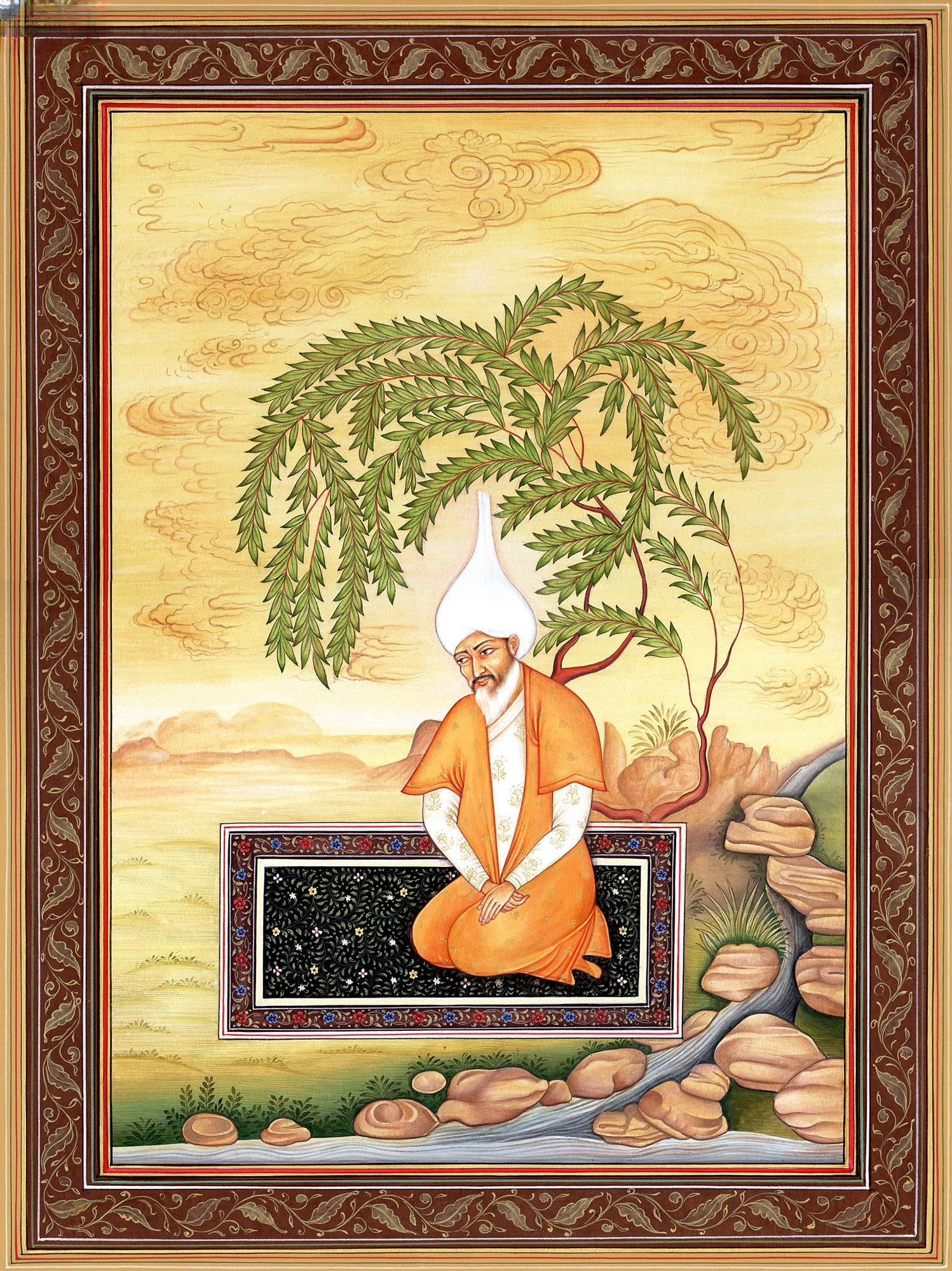 A Sufi Saint: Title: A Sufi Saint Description: Mughal Painting Reserve: $349.20 Shipping: Domestic: Shipping rates are determined by destination to anywhere within the contiguous U.S. International: Foreign shippin