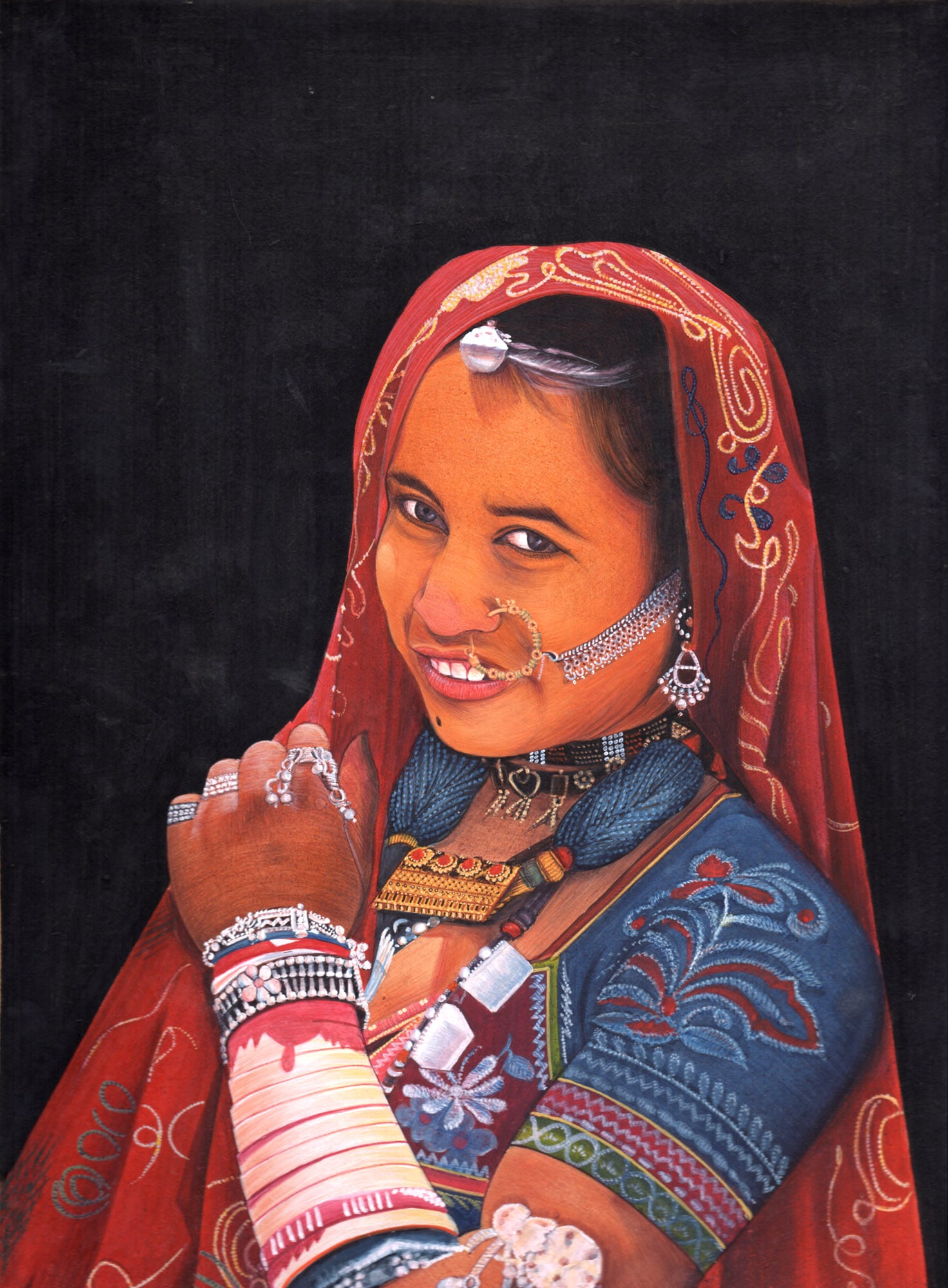 Gypsies of India Series -4: Title: Gypsies of India Series -4 Description: Mughal Painting Reserve: $248.40 Shipping: Domestic: Shipping rates are determined by destination to anywhere within the contiguous U.S. International: