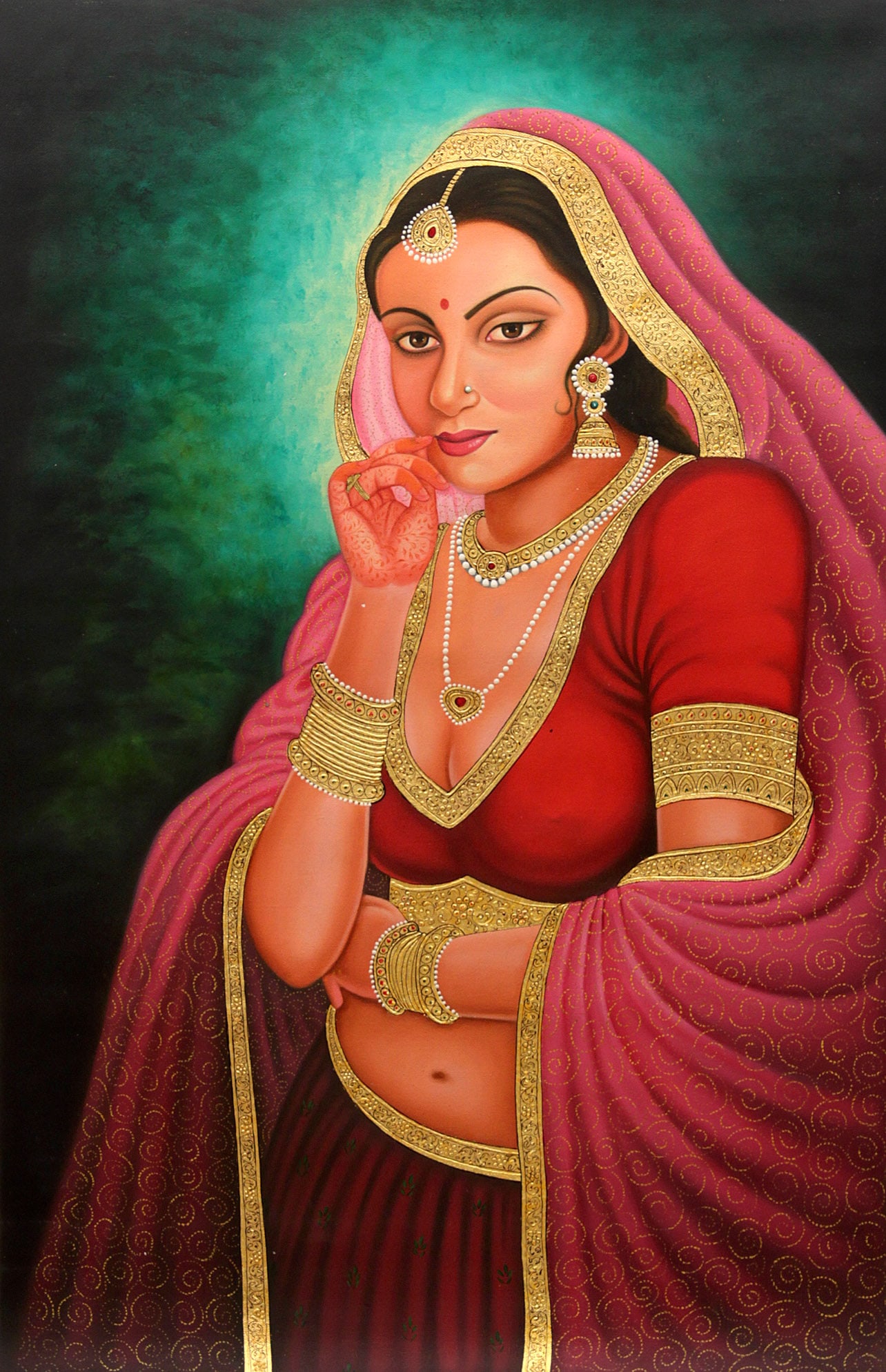 The Muse: Title: The Muse Description: Oil Paintings Reserve: $289.80 Shipping: Domestic: Shipping rates are determined by destination to anywhere within the contiguous U.S. International: Foreign shipping