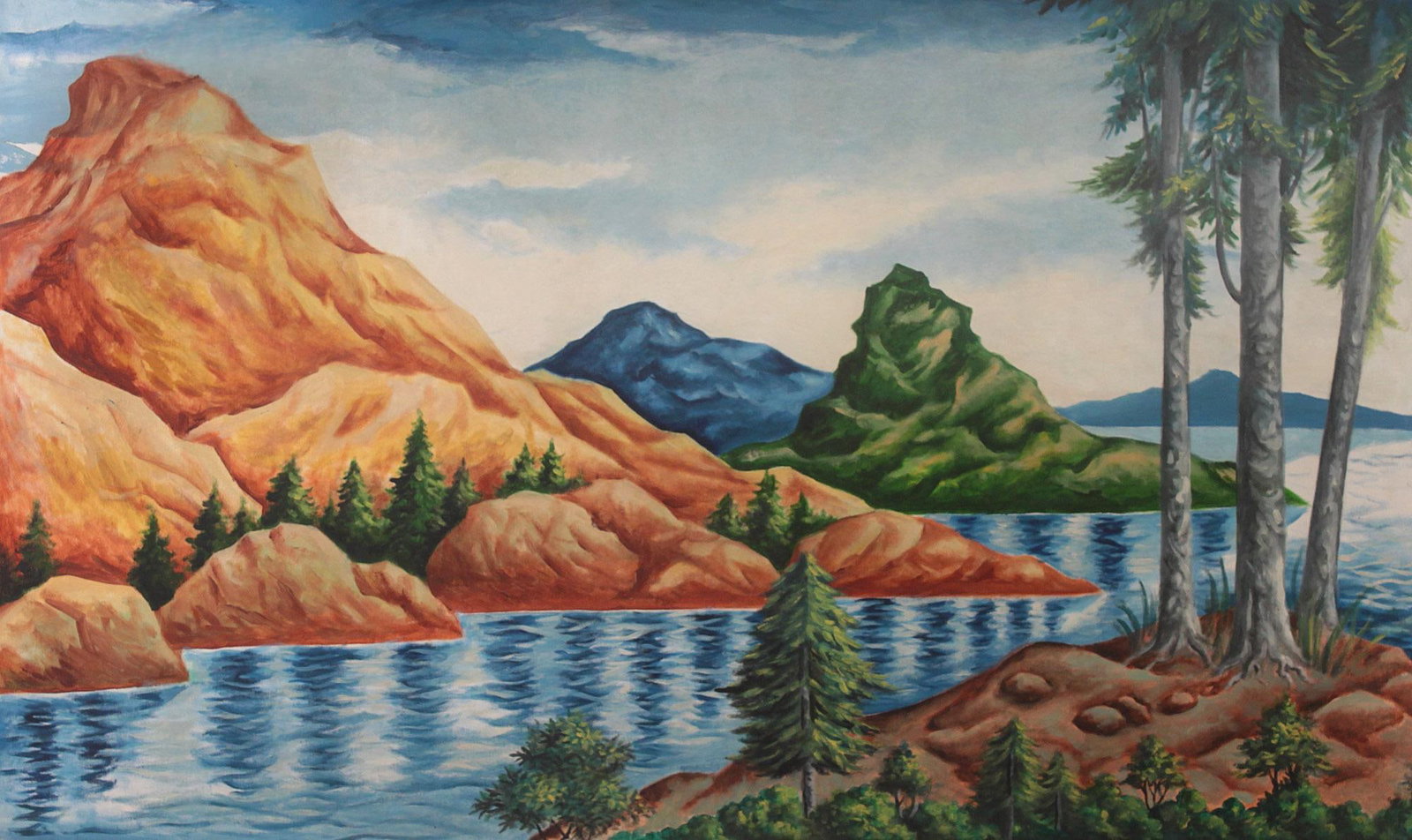 A Bewildering Landscape: Title: A Bewildering Landscape Description: Oil Paintings Reserve: $540.00 Shipping: Domestic: Shipping rates are determined by destination to anywhere within the contiguous U.S. International: