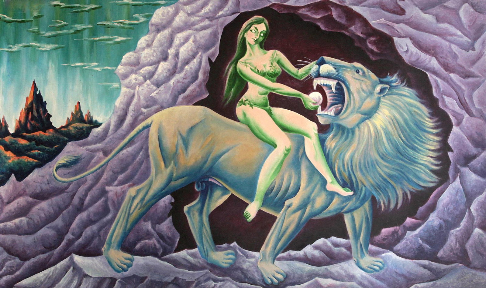 Beauty and the Beast | Oil Painting on Canvas: Title: Beauty and the Beast | Oil Painting on Canvas Description: Oil Paintings Reserve: $585.00 Shipping: Domestic: Shipping rates are determined by destination to anywhere within the contiguous U.S.