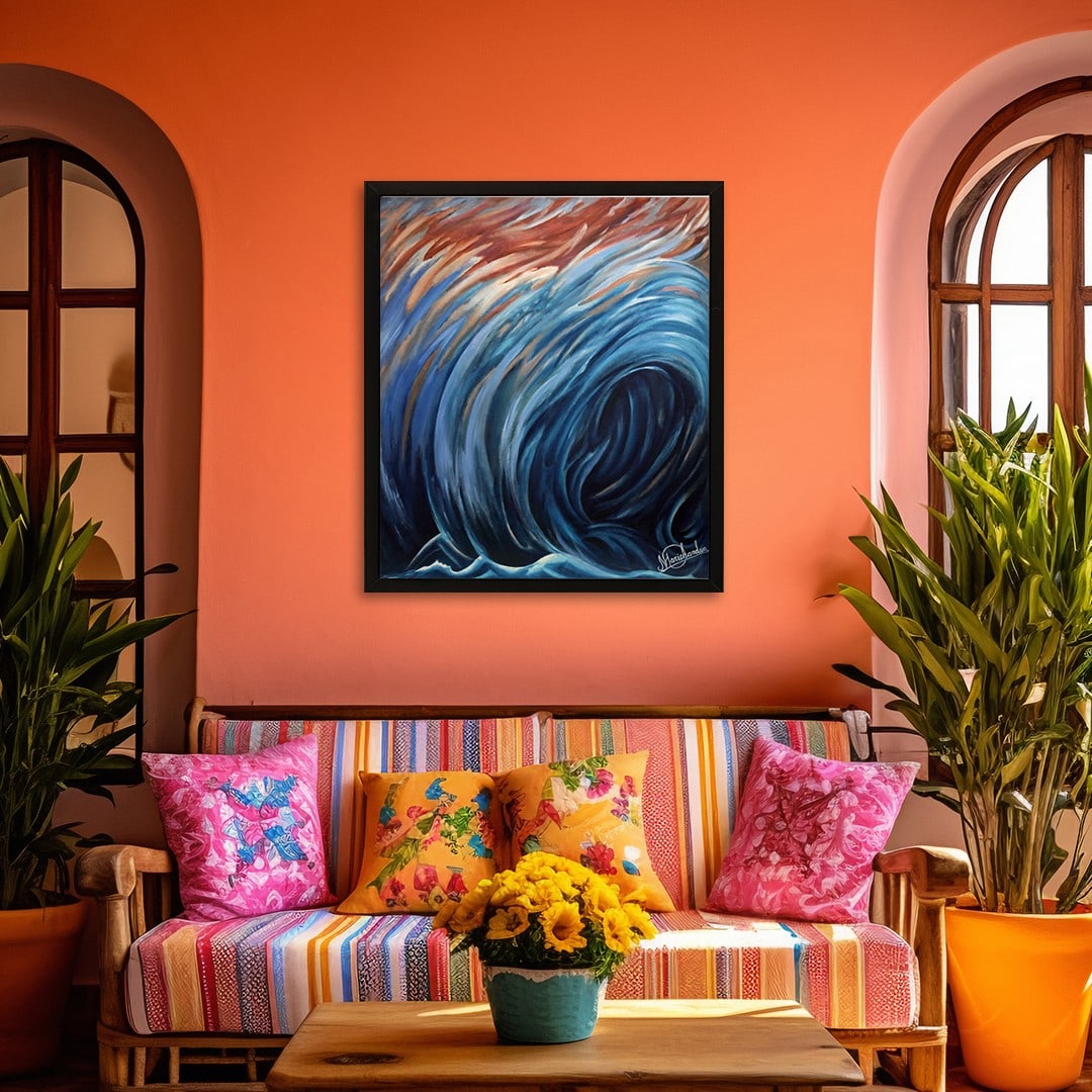 Strokes Oil Painting on Canvas - 2