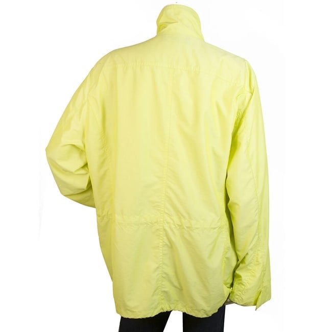 Elena Miro Yellow Midi Raincoat Trench Rain Mac Jacket Coat size UK 18 Eur 48 - 2