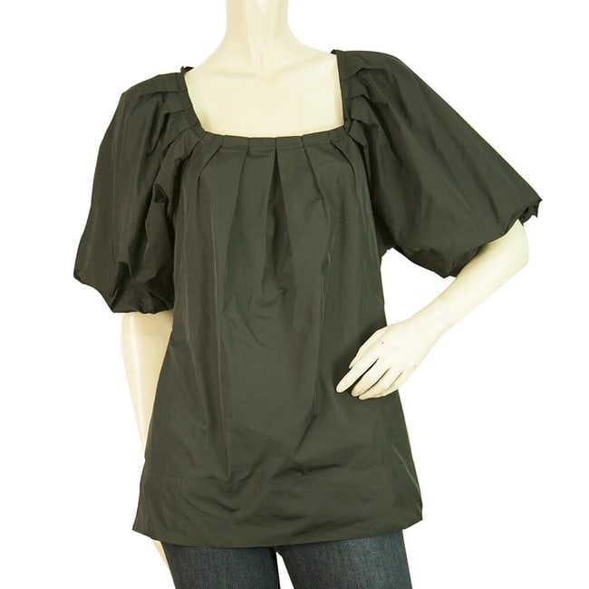 BCBG MaxAzria Black Puff Sleeves Pleated Tunic Blouse top Size XS: Title:BCBG MaxAzria Black Puff Sleeves Pleated Tunic Blouse top Size XS Description:BCBG MaxAzria Black Puff Sleeves Pleated Tunic Blouse top Size XS Carefree style, comfort and bohemian spirit in